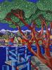 Arbutus across the Harbour - by Diane Adolph