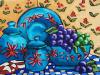Pottery and Grapes - by Diane Adolph